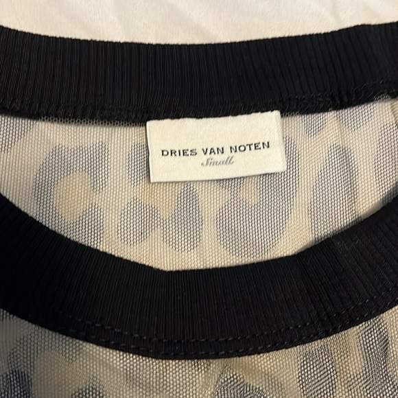 Dried Van Noten Sheer Tee - Picture 2 of 6